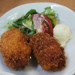 小さな食堂 ヒロ - キャベツメンチカツ ※拡大(2021.06.18)