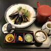 会席料理 寿松庵 - 揚げ茄子おろしそば