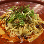 kinkatsu - 汁なし金胡麻担担麺のアップ