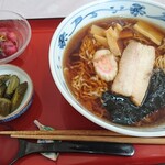 ひるめし茶屋 さくら - ラーメン(しょうゆ)ネギ抜き、500円