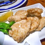 よし半 - 佐渡フグ唐揚げ