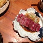 手打ち蕎麦 寺田家 - 牛のタタキ