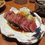 手打ち蕎麦 寺田家 - 牛のタタキ