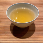 奈良屋町 青 - 蕗の薹のコンソメスープ。滋味深い