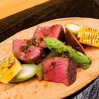 ふしきの - ⚫佐賀牛ランプ　賀茂茄子　実山椒ソース