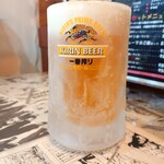 らーめん 紫龍 - 2021年6月　生ビー