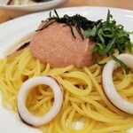 Gasuto - たらこ・いか・大葉の和風出汁スパゲティ。