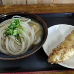 山内うどん店 - ひやあつ大、げそ天