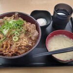 伝説のすた丼屋 - 特選W牛焼肉丼牛ギュウ盛り(期間限定)