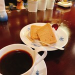 カフェ・ノエル - ガテマラ＋ケーキセットのシフォンケーキ