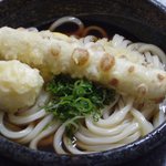 讃岐うどん 志のん - ちく玉天ぶっかけうどん６５０円＋大盛り１００円増し