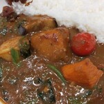 松のやマイカリー食堂 - 彩り野菜カレー、アップ