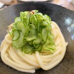 うどんCafe はらだ - （2021/5月）板倉きゅうりの冷汁うどん