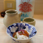 松寿司 - 鱧 梅肉ソース