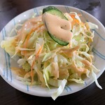 インデアンレストラン  ニューミラ - ランチのサラダ