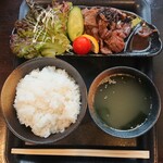 Sumibiyaki Tendou - ハラミ定食(ご飯大)
