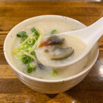 Oka han - ピータン粥 (ピータン、豚肉)