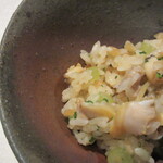 草庵 鍋島 - 有明の浅利は旨味ありフワッと食感