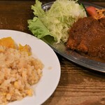宏松 - 特とんかつ単品＋チャーハン