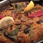 サングリア - キノコのパエリア