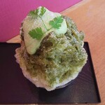 パティスリー ラ リシュテール - 茶々かき氷(小豆なし)