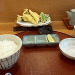 Tempura Fuku Nishi Zen To Takumi - 穴子定食（？）（2021.5）