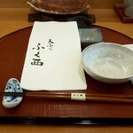 天ぷらふく西 禅と匠 - 最初のセッティング（2021.5）