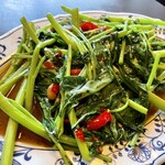 バーン・キラオ - 空芯菜の炒め物