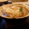 手打ちうどん 河正 - 天婦羅入り味噌煮込