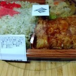 農家の息子 okome - たぬきご飯とキツネカツ弁当