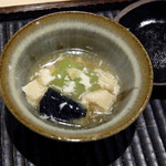 銀座 水野 - トウガンとナスの湯葉あんかけ