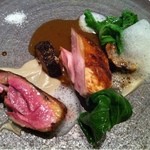 フロリレージュ - 【2012.2.16 ディナー】鴨の胸肉