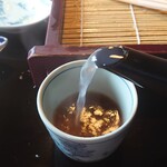 慈久庵 - そば湯