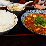 Taishuuchuukasakabakikunoya - 麻婆豆腐定食　@800