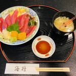 海将 - 「まぐろ丼」1,380円税抜き