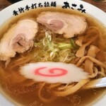 青竹手打ち拉麺 あさみ - 醤油ラーメン650円
