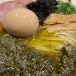 スープメン - 牡蠣塩らぁ麺アップ＋味玉