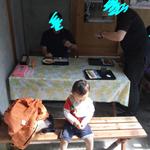 うぶしな - 外のテーブル