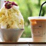 you-ichi GLUE - 开心果与覆盆子刨冰
                      咖啡牛奶