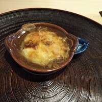 赤坂 渡なべ - カラスミドリア。しょっぱなからハートを掴みにきます。