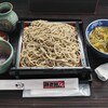 Sobadokoro Minaka - 辛み大根おろしそば(赤・大盛)カレー丼セット