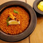 Jose Luis Karuizawa - パエリヤ  2500円    スペシャリテの
      海老の旨みが凝縮したパエリヤ
      マヨネーズもふわふわ