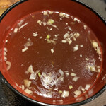 初代 田中餃子 - スープ