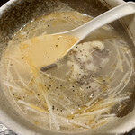 焼肉　鉄木真 - テールスープ