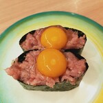 すし江戸 - うずら鉄火