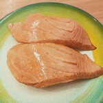 すし江戸 - 炙りサーモン