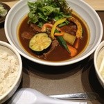 仙台 牛たん 三代目文治 - 牛タンスープカレー1100円