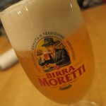 PIZZERIA Della Citta  - 生ビール