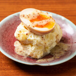 Potato salad with boiled egg ~ served with honey mustard ~