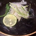 馳走 啐啄一十  - 虎魚、天然の岩茸、礼文島 天然利尻昆布 礼文島船泊(平成二十六年物)と鮪節